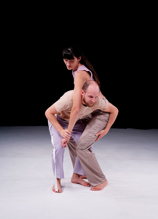 Performance, Should I Do The Man's Part, Daniel Klingen Borg, Ernestyna Orlowska, Non binary, Dance, Small man tall woman