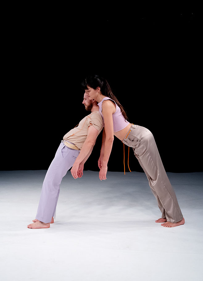 Performance, Should I Do The Man's Part, Daniel Klingen Borg, Ernestyna Orlowska, Non binary, Dance, Small man tall woman