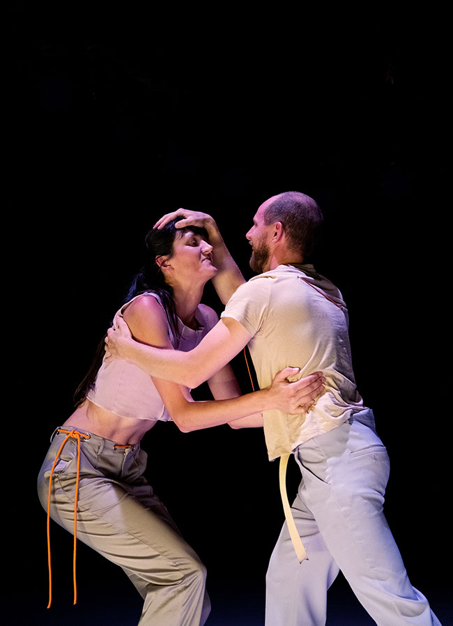 Performance, Should I Do The Man's Part, Daniel Klingen Borg, Ernestyna Orlowska, Non binary, Dance Duett, Small man tall woman